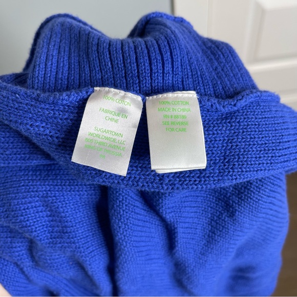 Lilly Pulitzer Abbott Cotton Sweater Vest in Bomber Blue - Picture 8 of 10